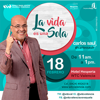 CarlosSaulRodriguezpresentaraenValenciasuconferenciaYLavidaesunasolaY